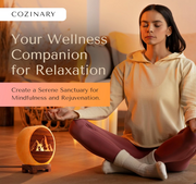 Himalayan Salt Lamp with Mountain design carving on wood sheet, Unique Handcrafted Light for home, includes dimmer & bulb, 9" Height